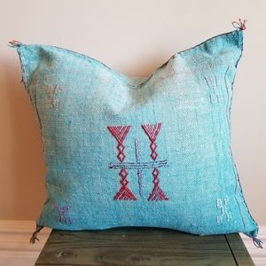 Cactus (Sabra) Silk Moroccan Pillow Cover